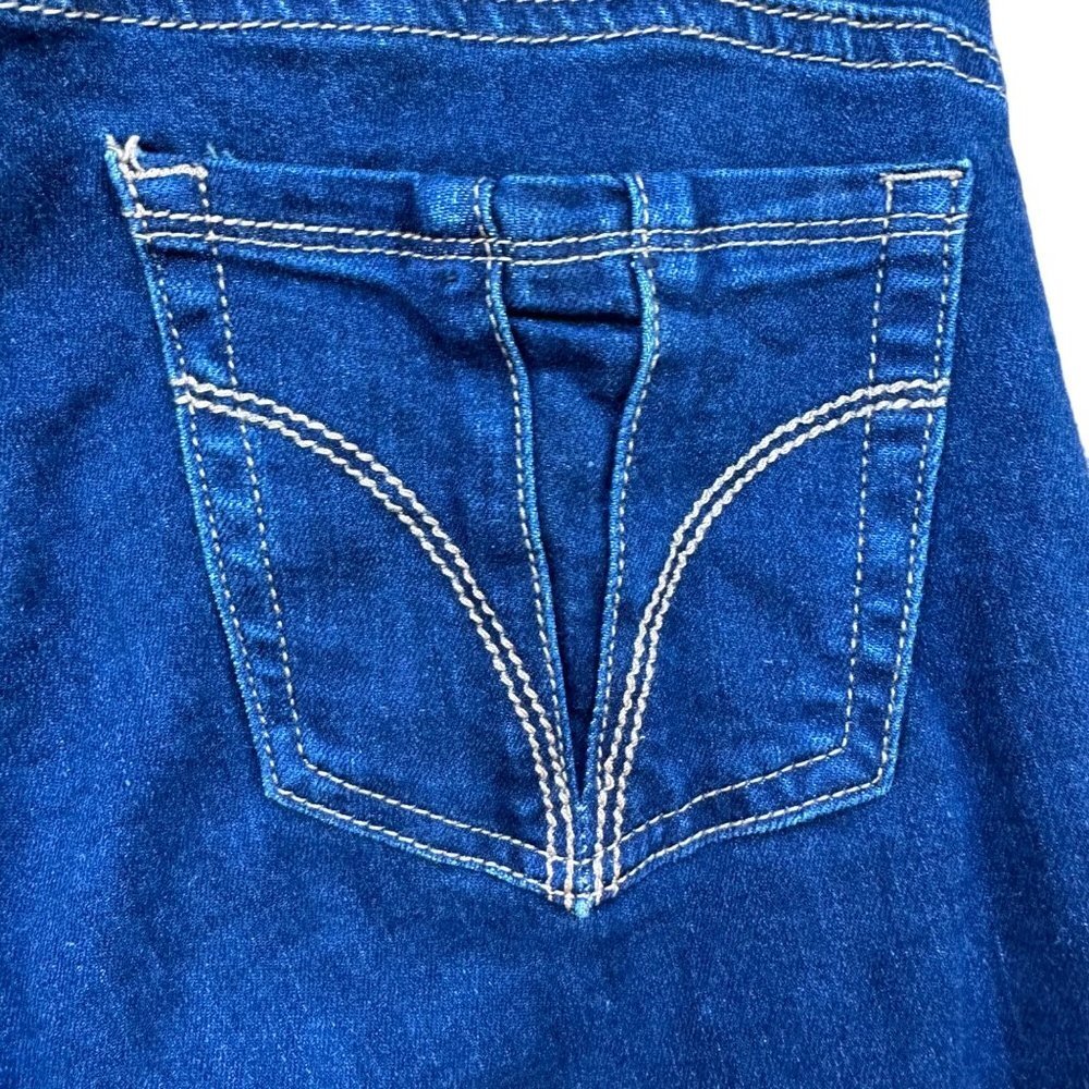 Indigo Dark Blue Maternity Skinny Stretch Size LM - Picture 15 of 15